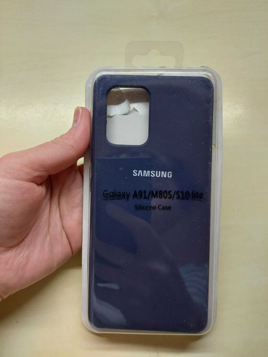 Чехол на телефон soft touch sumsung S10 lite, A91, M80S