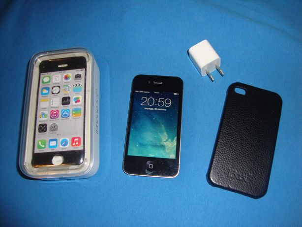 Телефон Apple iPhone 4 GSM 16GB Black рабочий !