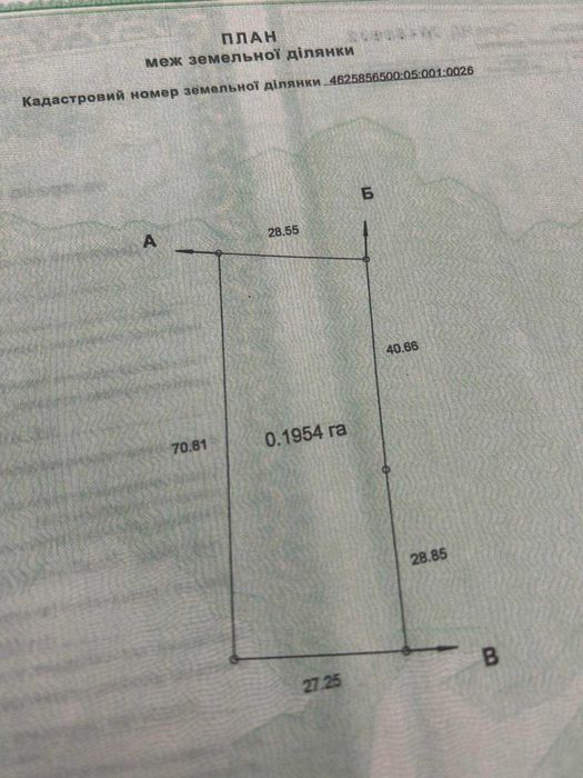 Земельна ділянка