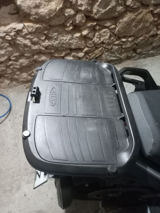 top case  shad sh45  para 2 capacetes