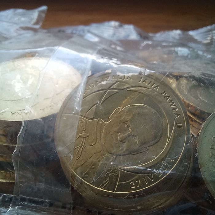 Woreczek Menniczy 2zł, 2014r, Jan Paweł II,  50sztuk!!!