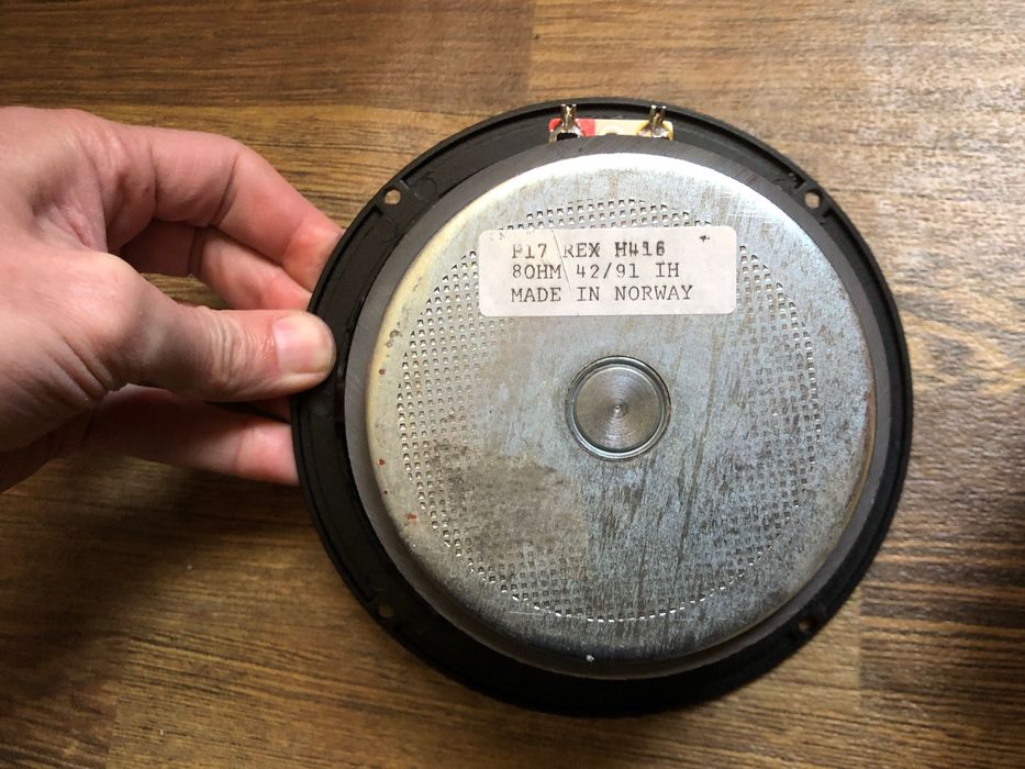 НЧ-СЧ динаміки Seas P17 REX, 8 ом, 80/250 ват, ! Hi-Fi