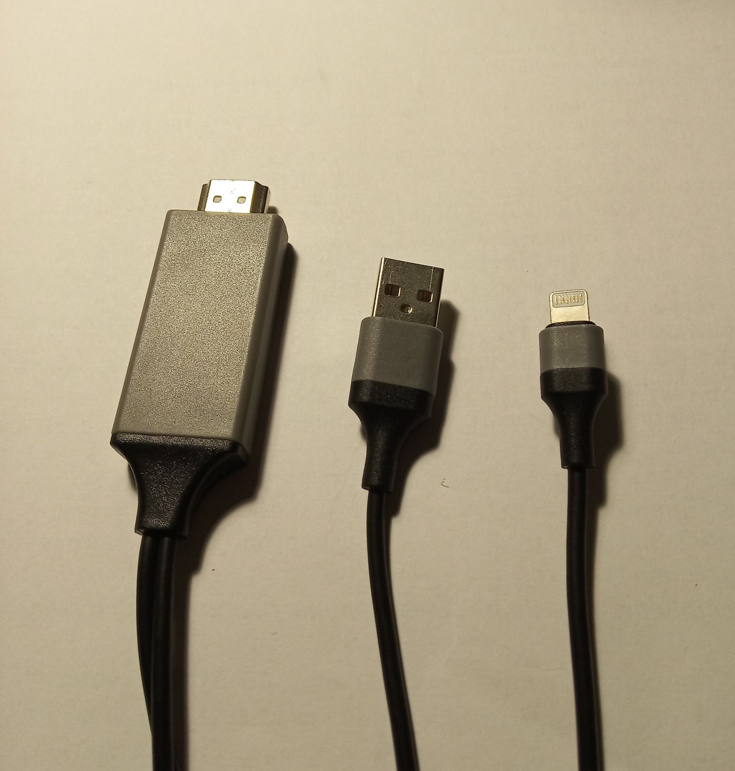 Кабель адаптер HDMI для iPhone iPad.