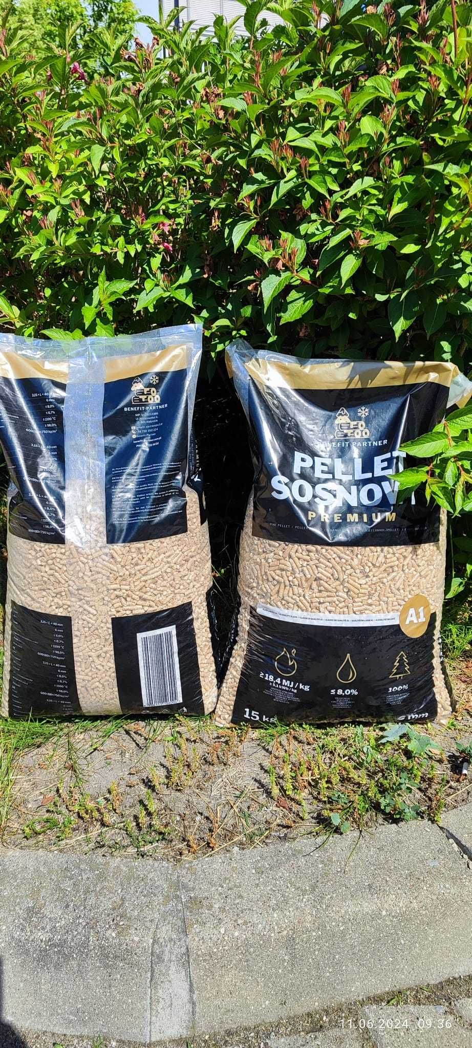 Pellet Sosnowy jakości A1