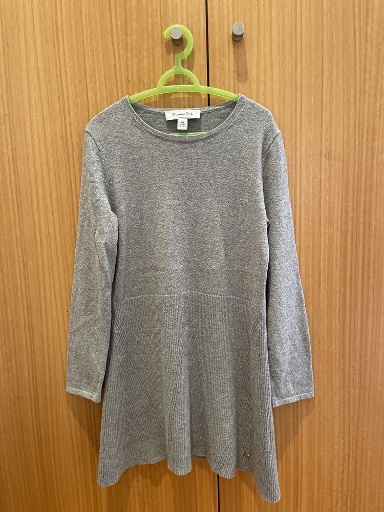Vestido cinzento, Massimo Dutti