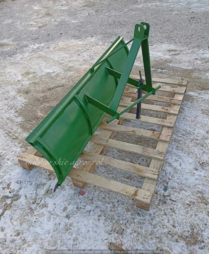 ciągnący / spychający - pług do śniegu na tył traktora odśnieżacz