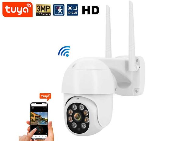 Câmara Vídeo Vigilância Exterior CCTV Visão Noturna Sem Fios WiFI NOVO