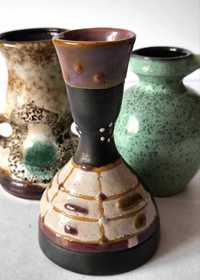 Stara ceramika gruzińska wazon Design Vintage