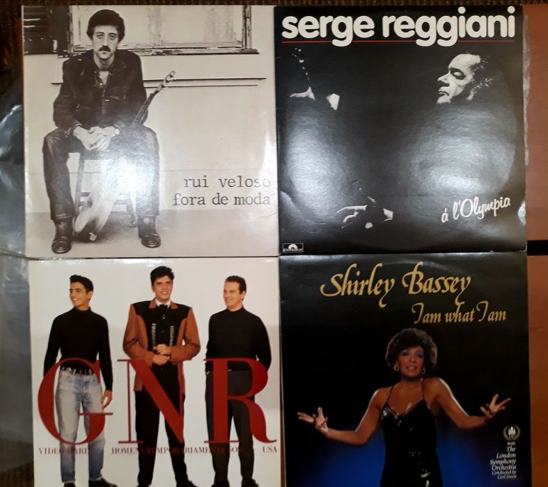 Coleção de Vinis: Serge Reggiani / Shirley Bassey