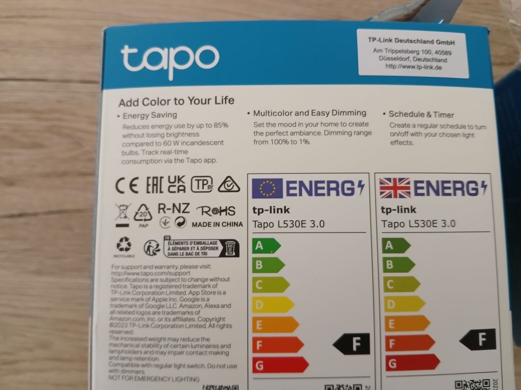 Lâmpada Inteligente Wi-Fi com ajuste de Cor