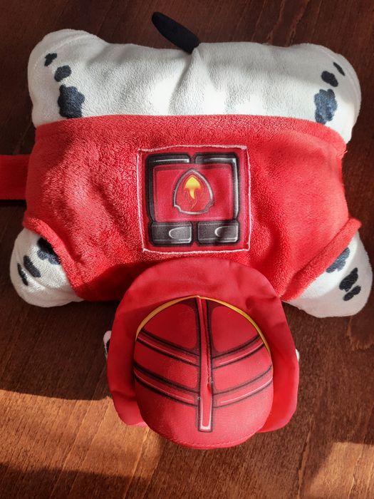 Piesek, maskotka, poduszka Psi Patrol, Marshall strażak