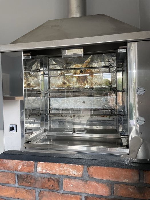 Gazowy rożeń do kurczaka