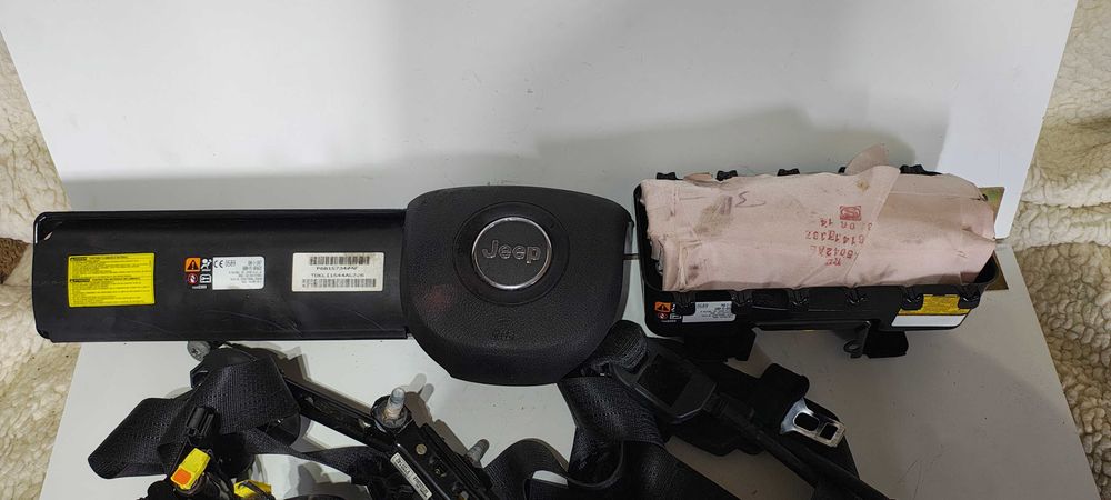 JEEP CHEROKEE KL Poduszki AIR-BAG Komplet 2014-