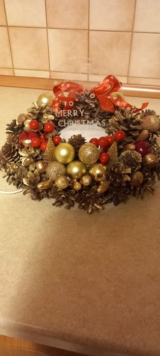 Stroik świąteczny z lampką led na usb