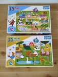 Puzzle maxi dla dwulatka (2 pudełka) po 15el.
