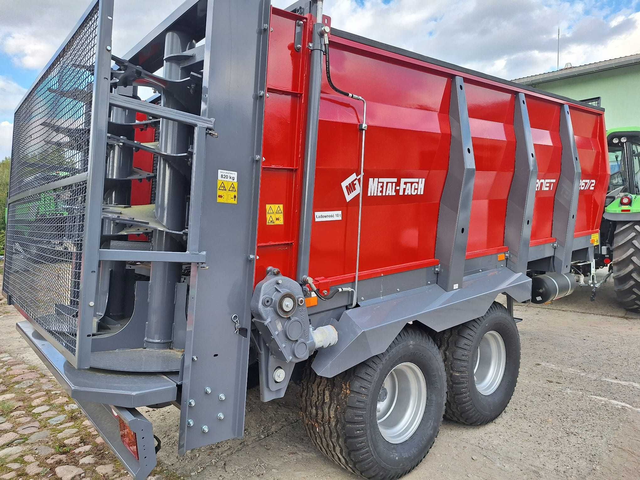 Rozrzutnik Metal-Fach HORNET N267/2 (10t), Pionowy 2 walcowy. Nowy