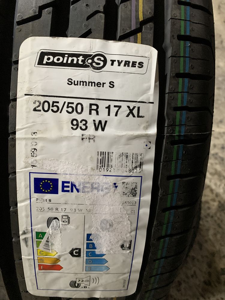 (4шт) 205/50R17 Point S Summer S (93W XL) літні шини