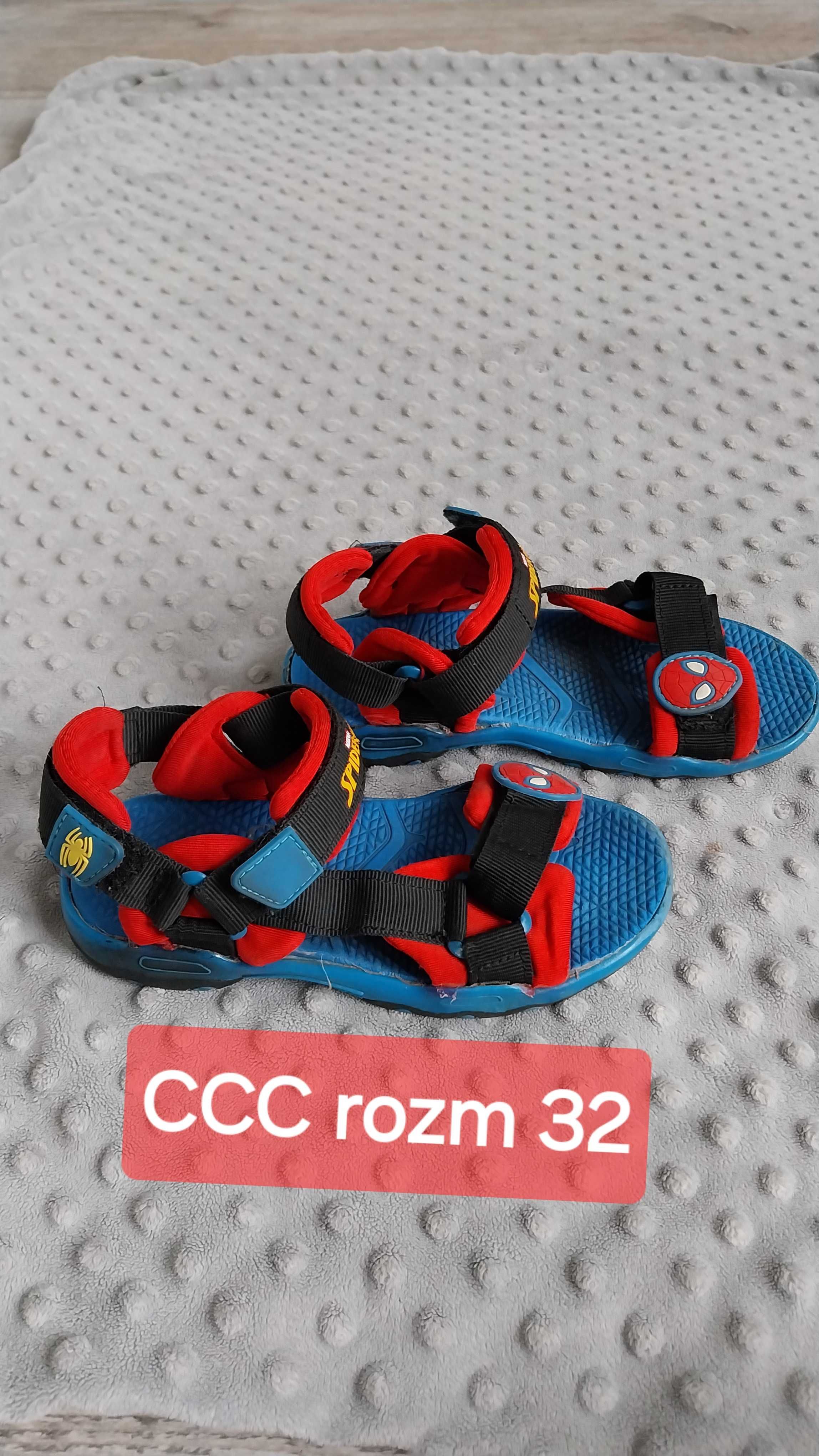 Sandały Spider-Man rozm 32 Chlopiece CCC wysyłka