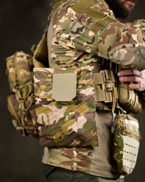 Оригінальна плитоноска Single sword мультикам, плитоноска с подсумками