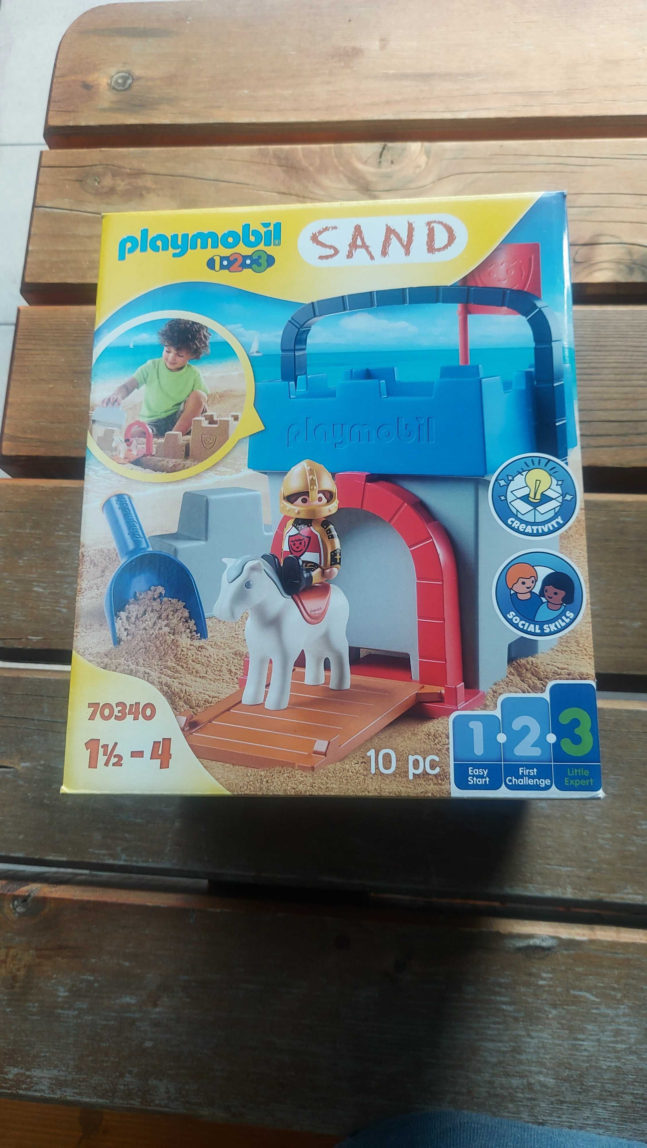 Playmobil sand 70340 nowy, zapakowany rycerz z koniem