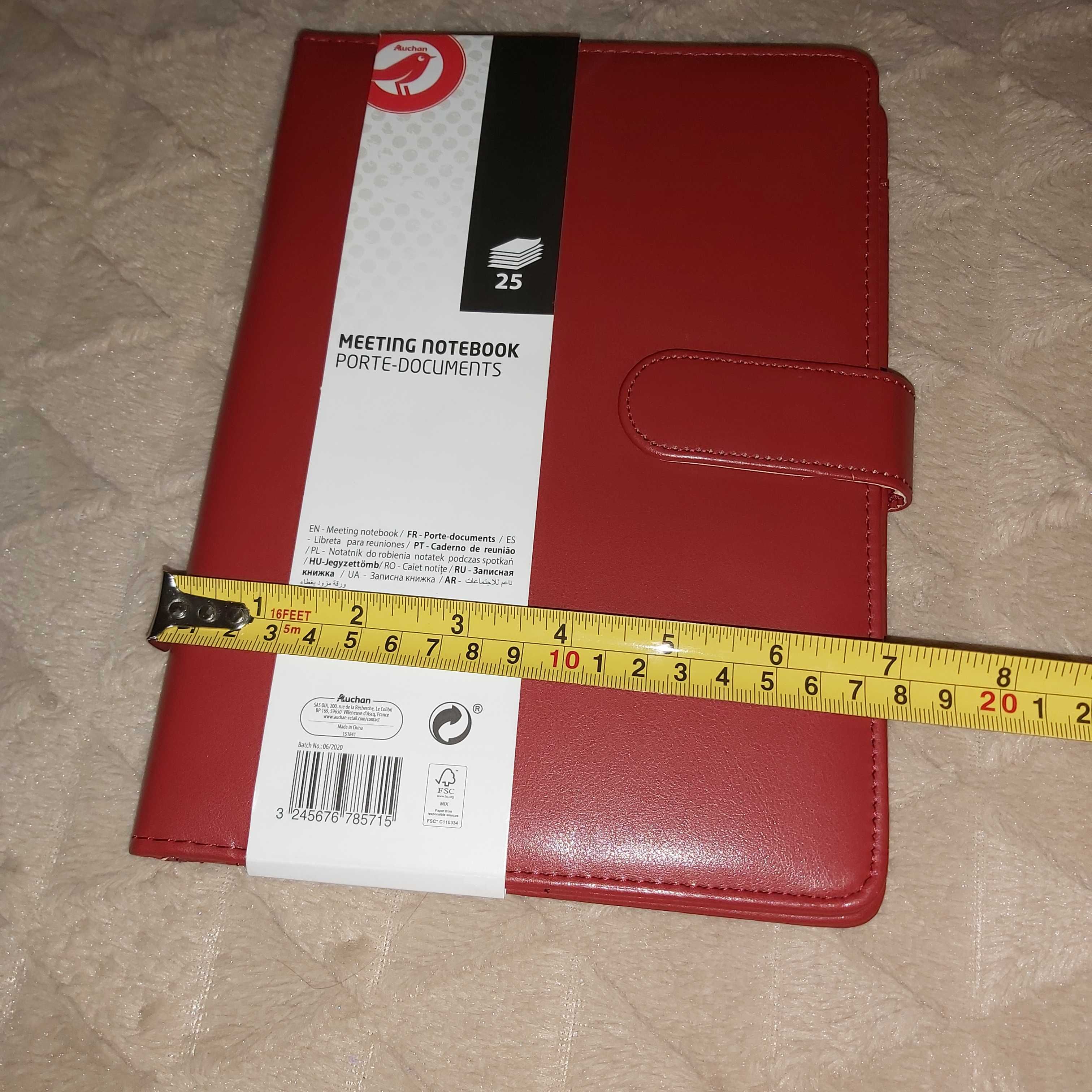 Etui biurowy notes organizer zeszyt notatnik długopis książka planner