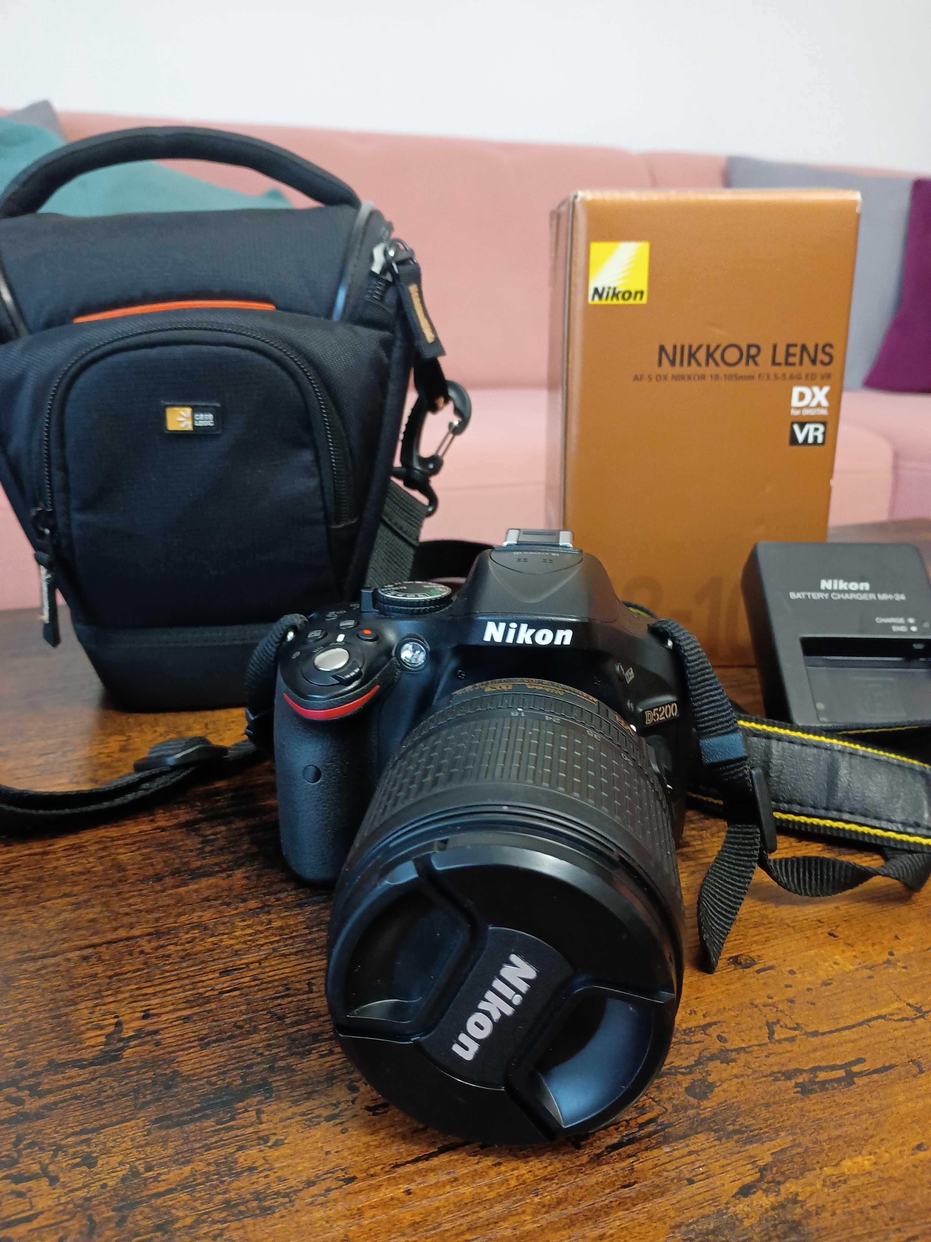 Nikon D 5200.  18-105 mm