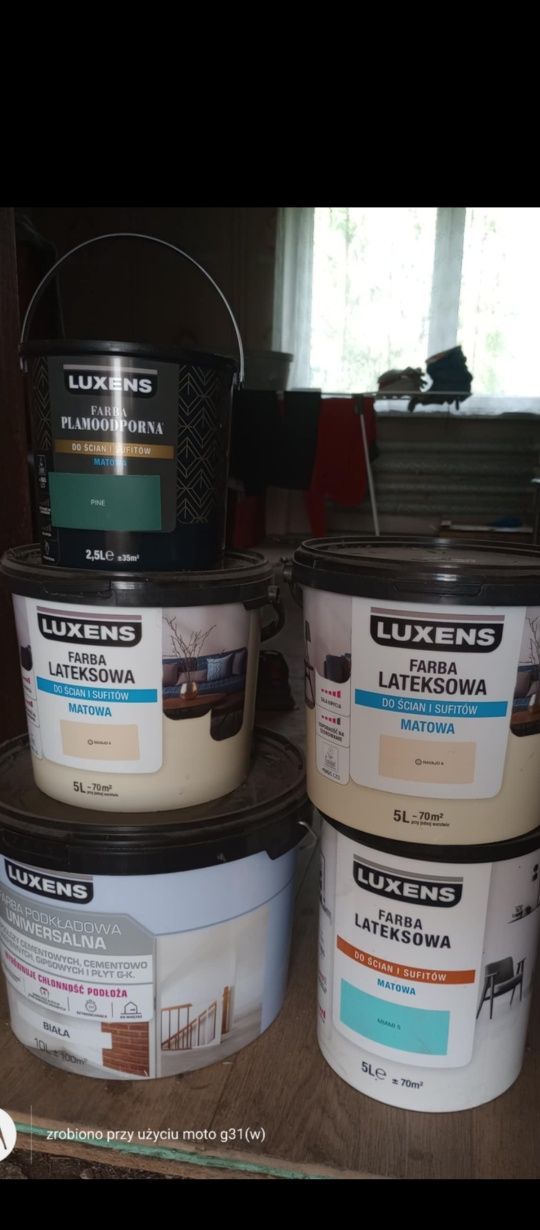 Farby do wnętrz plus podkład