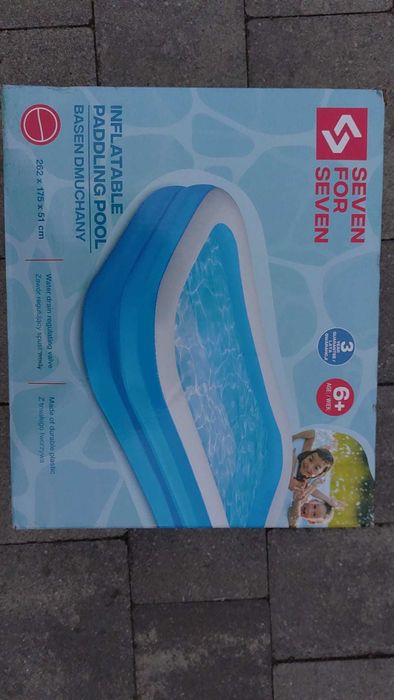 Basen dmuchany 262x175×51cm