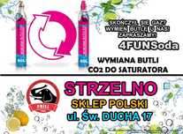 napełnienie / nabicie butli / gaz CO2 / wymiana