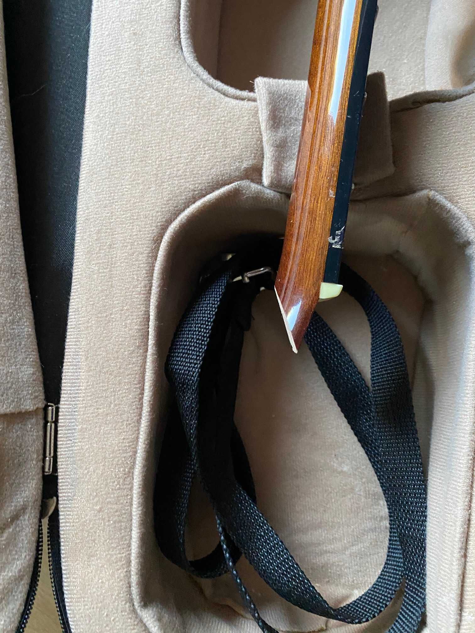Gitara akustyczna z piezo uszkodzona do naprawy remontu + futerał