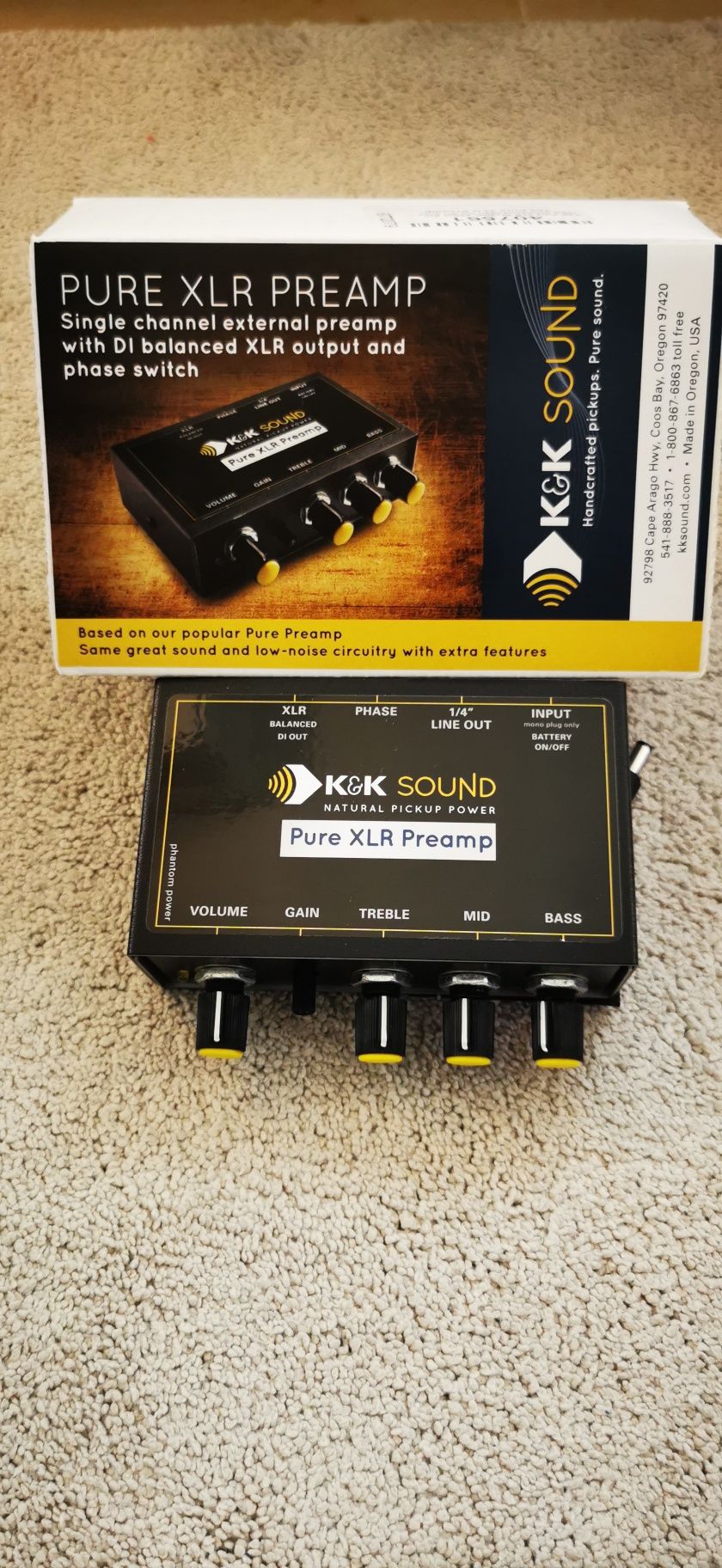 K&k xlr Ultra DI