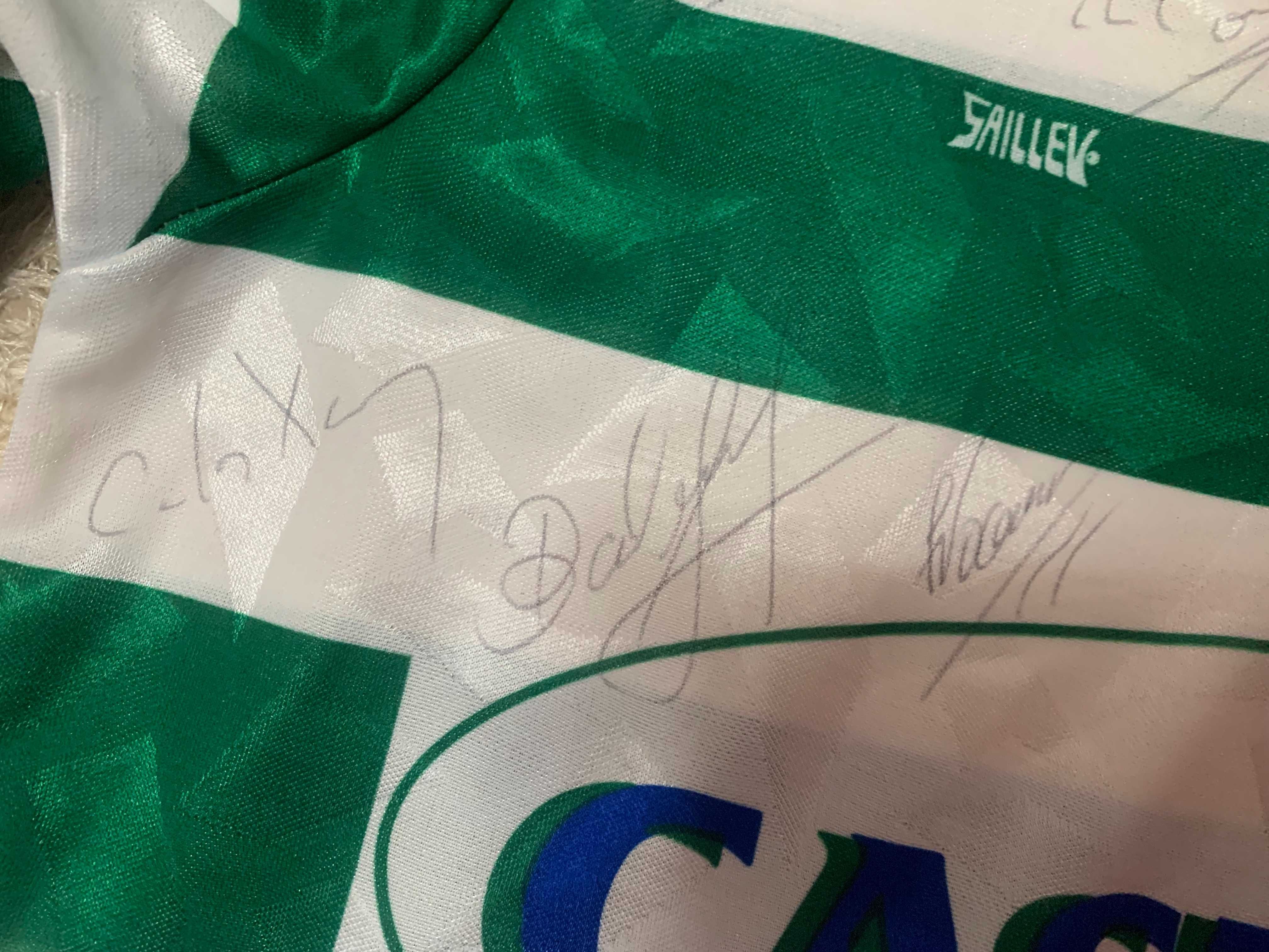 Camisola Loja Verde - Autografada pela equipa SCP 94/95