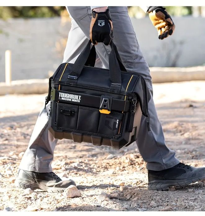 Акція!!! TOUGHBUILT Міцна сумка для інструментів з великим отвором