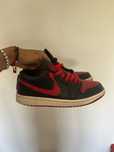 air jordan 1 low preto e vermelho