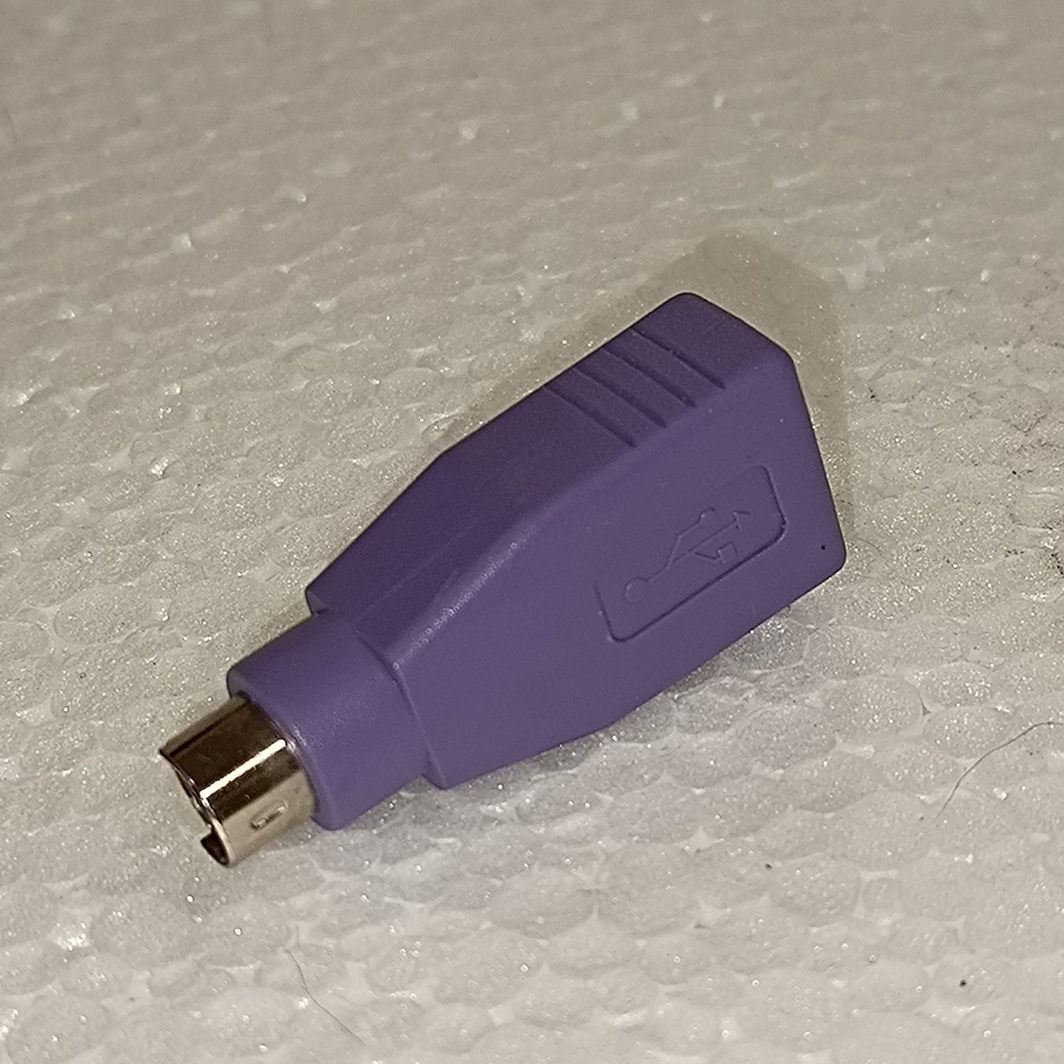 Adaptador Conversor PS/2 PS2 Macho para USB Fêmea para PC