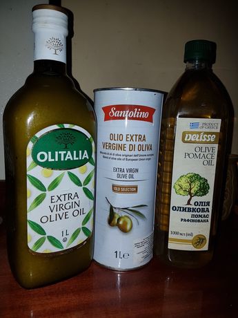 Оливковое масло, растительное ассортимент