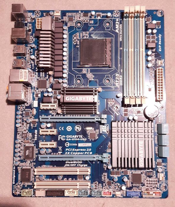 Gigabyte GA-970A-UD3 rev. 3.0 - uszkodzona płyta główna AM3+