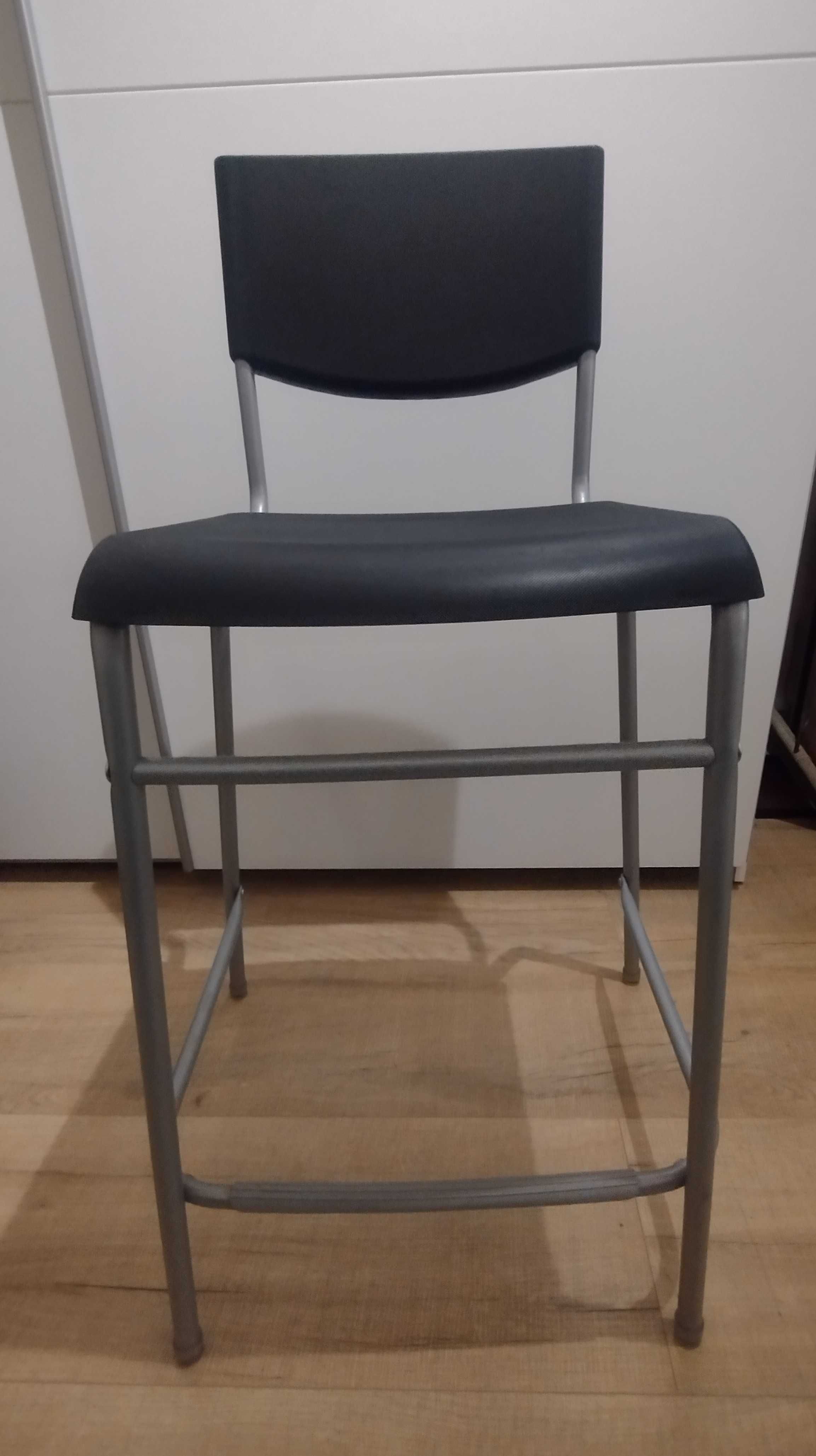 2 krzesła wysokie  oparciem Ikea  Stig