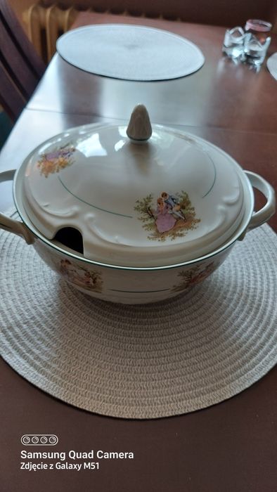 Waza porcelana Włocławek PRL 1967r