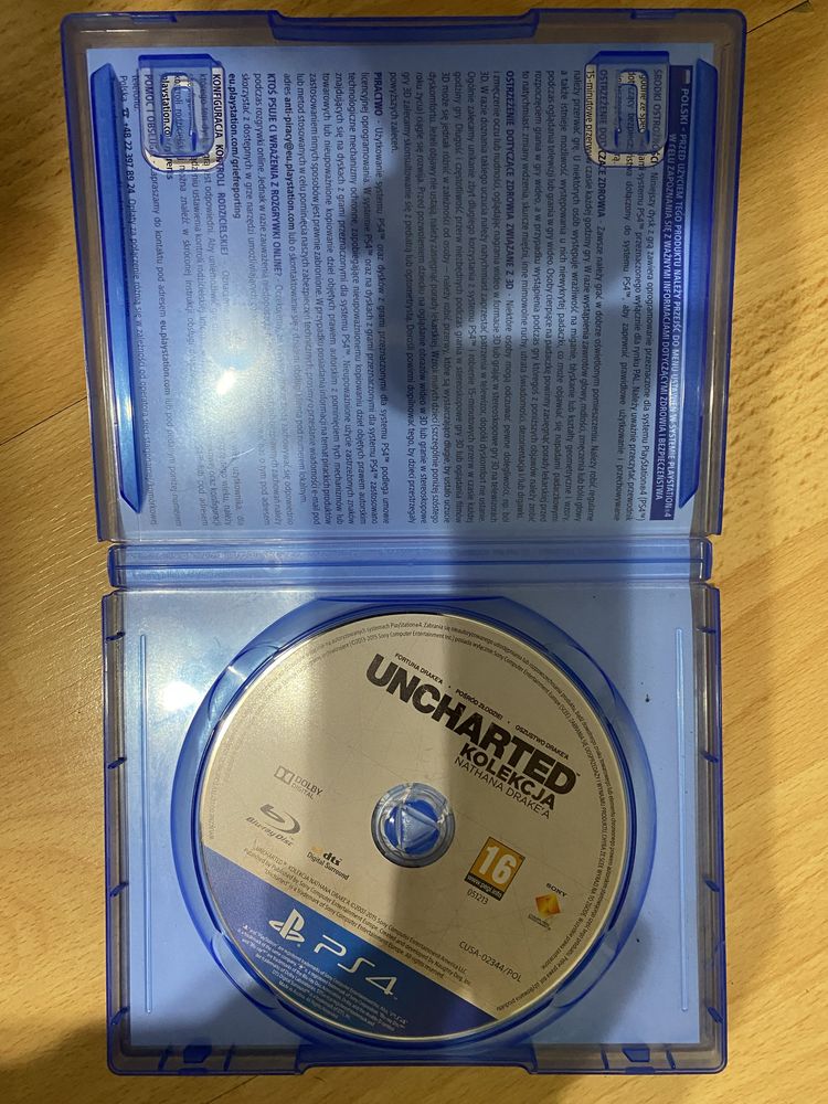 Uncharted 1/2/3 kolekcja PS4