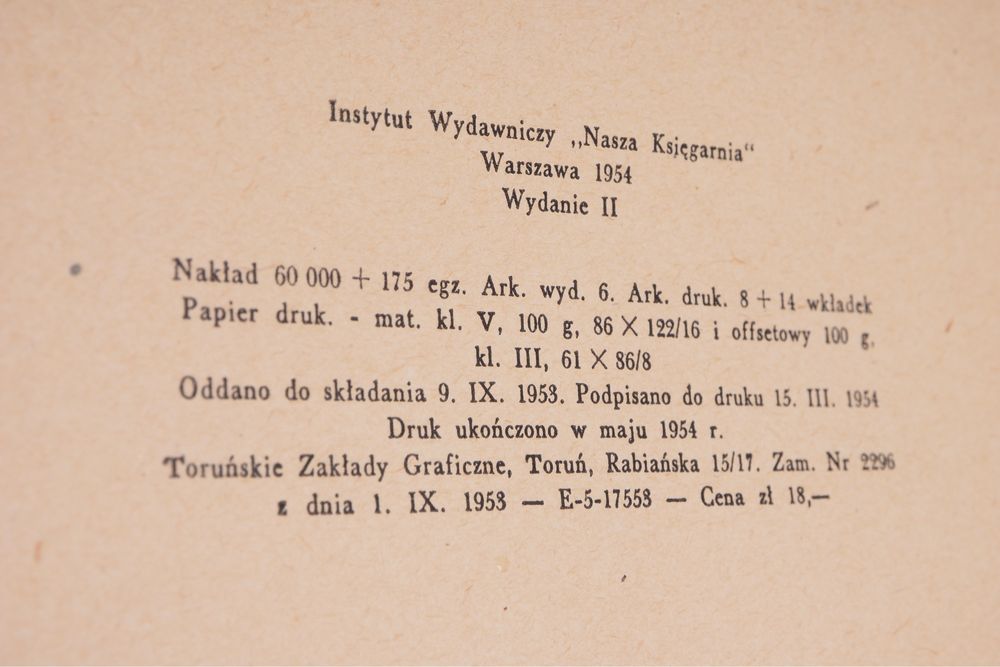 Stara książka Co słonko widziało 1954 r.