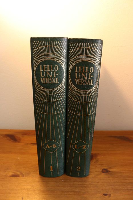 Dicionário ilustrado Lello Universal 2 volumes