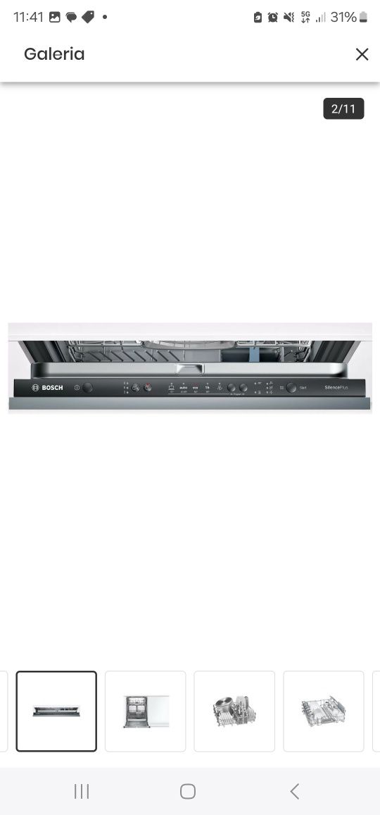Nowa Zmywarka BOSCH SMV25AX00E Silnik
NoEcoSilenceDrive