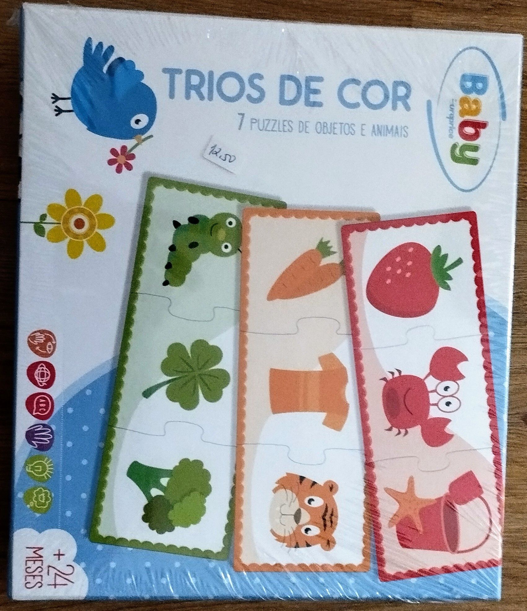 Puzzle- Trios de cor. NOVO.