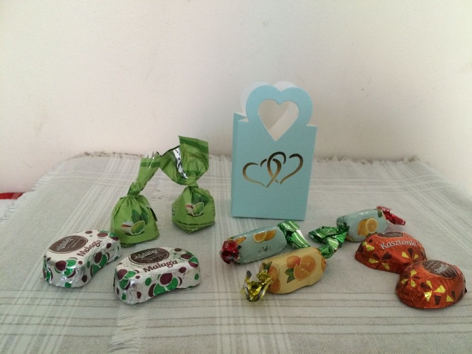 Pudełko podziękowanie dla gości