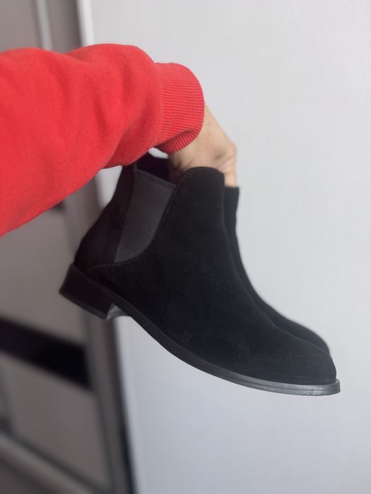 Черевики з натуральної замші 37розмір