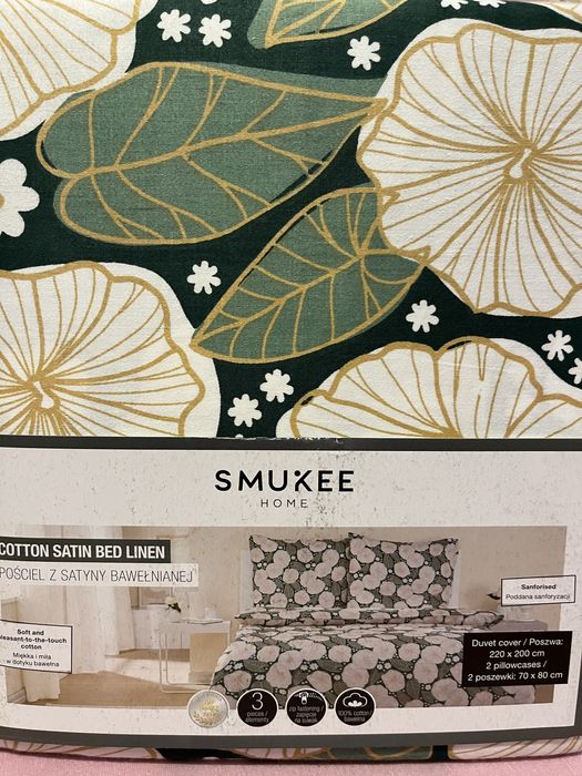 Pościel z satyny bawełnianej 220 x 200