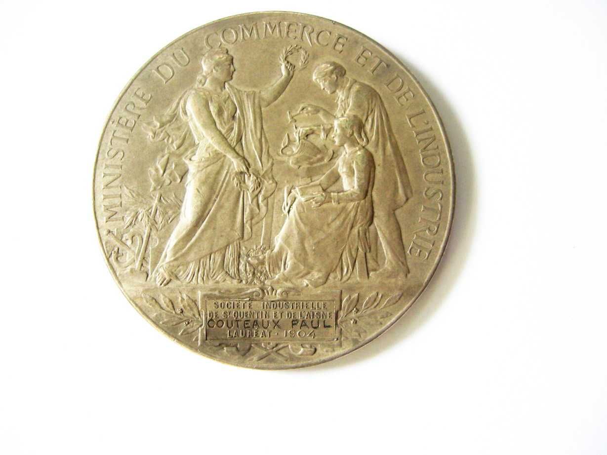 Medal Republika Francji Ministerstwo Przemysłu - Srebro