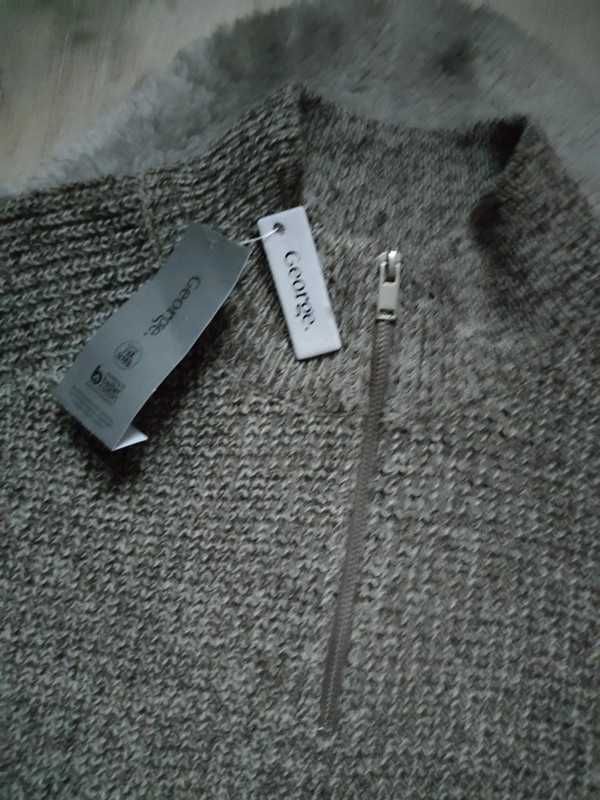 Nowy sweter męski George XL kardigan elegancki prezent