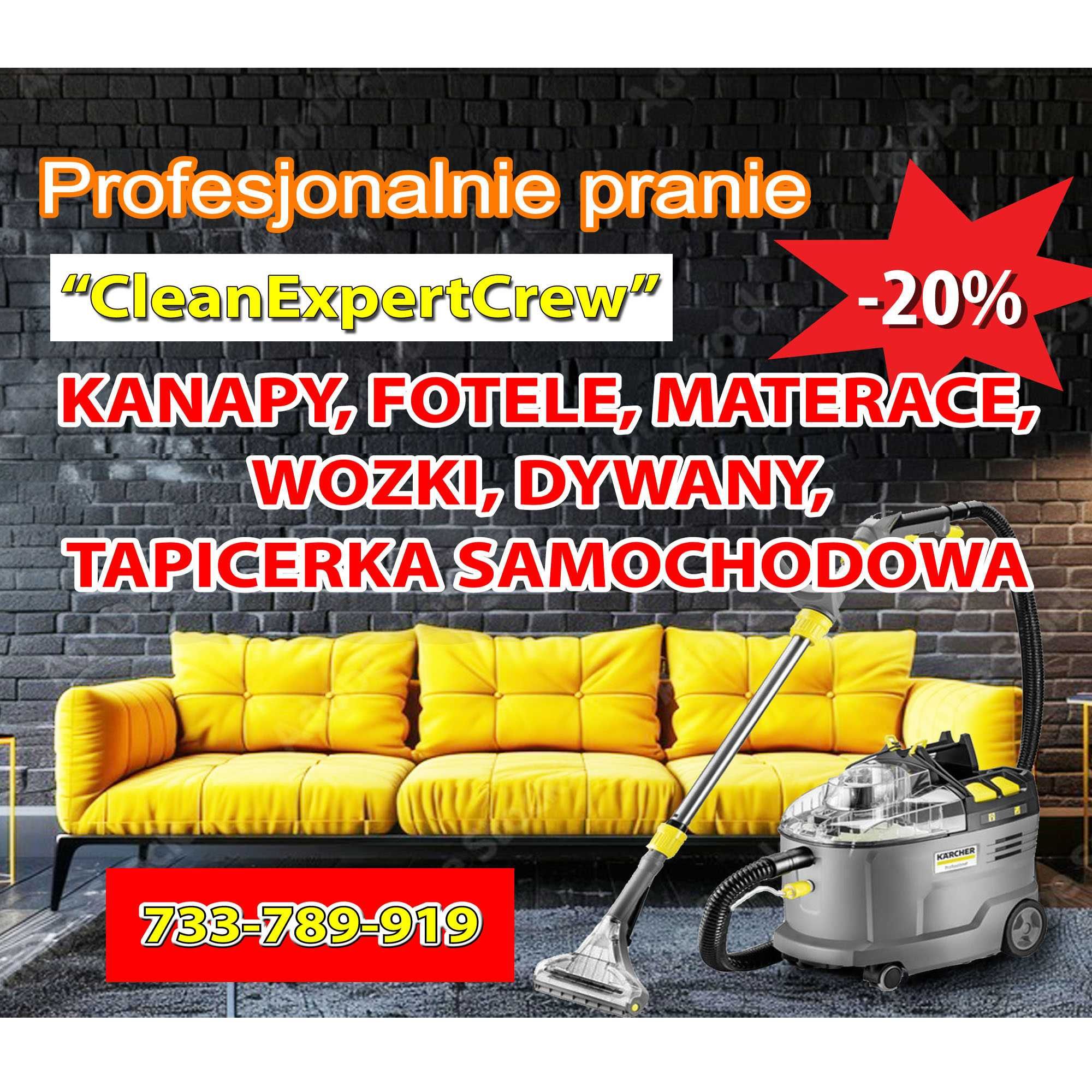 Professionalne pranie tapicerki meblowej i samochodowej.